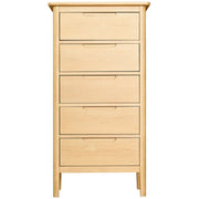 Bergen Oak 5 Drawer Wellington Chest Of Drawers