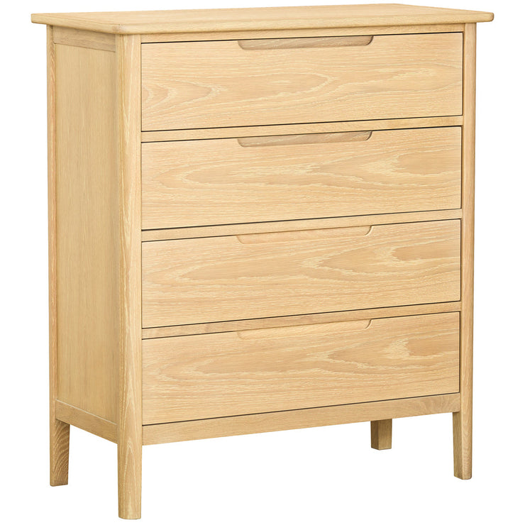 Bergen Oak 4 Drawer Chest Of Drawers