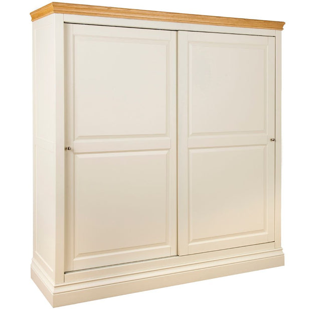 Lundy Painted Sliding Double Wardrobe