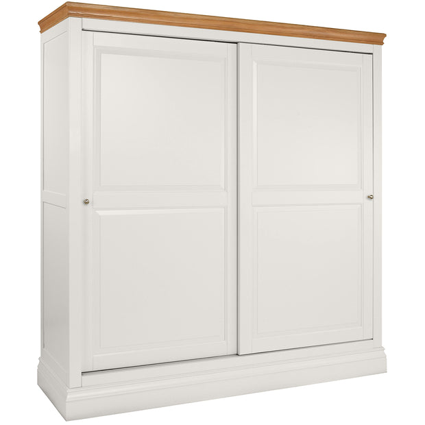 Lundy Painted Sliding Double Wardrobe