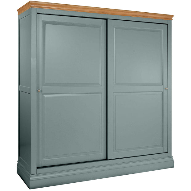 Lundy Painted Sliding Double Wardrobe