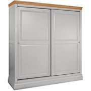 Lundy Painted Sliding Double Wardrobe