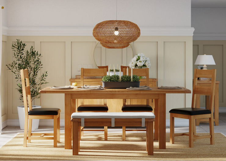 Somerset Oak 2 Drawer Console Table