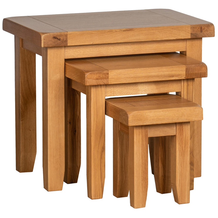 Somerset Oak Nest of Tables