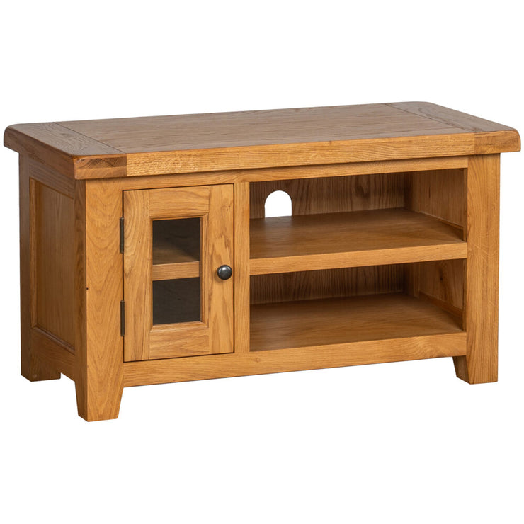 Somerset Oak Small TV Unit