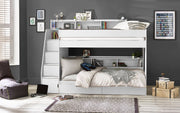 Camelot Staircase Bunk - All White