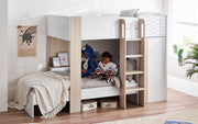 Horizon Bunk Bed - Pale Wood And White