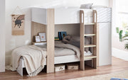 Horizon Bunk Bed - Pale Wood And White