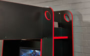 Impact Gaming Bunk - Black/Red