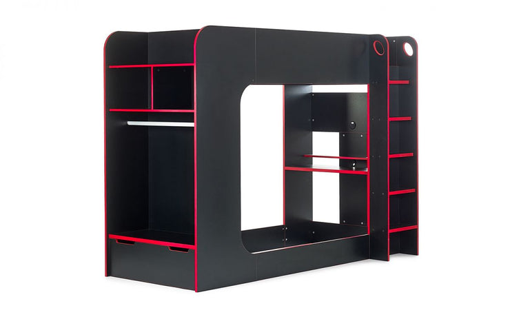 Impact Gaming Bunk - Black/Red