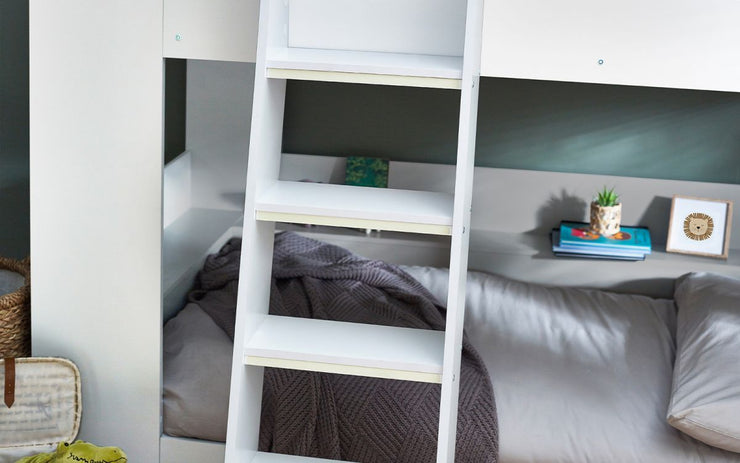 Solomon Bunk Bed - All White