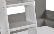 Parsec Bunk Bed - Taupe & White